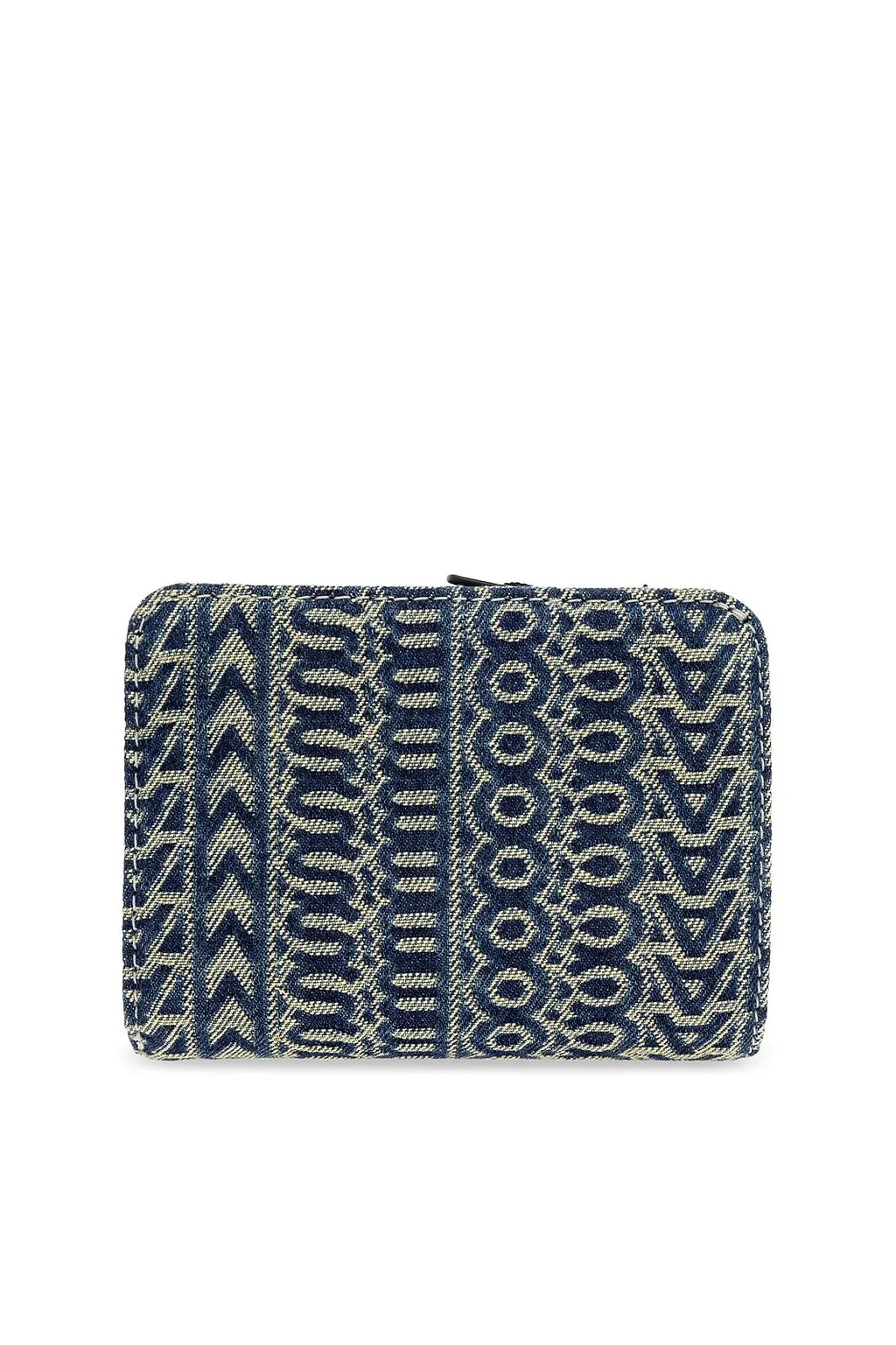 The Monogram Denim J Marc Mini Compact Wallet