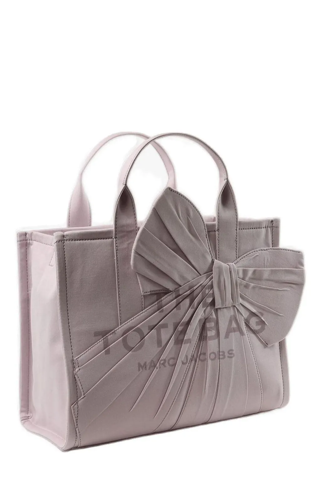 The Oversized Bow Detailed Medium Tote Bag