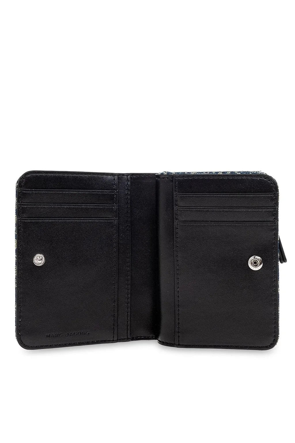 The Monogram Denim J Marc Mini Compact Wallet