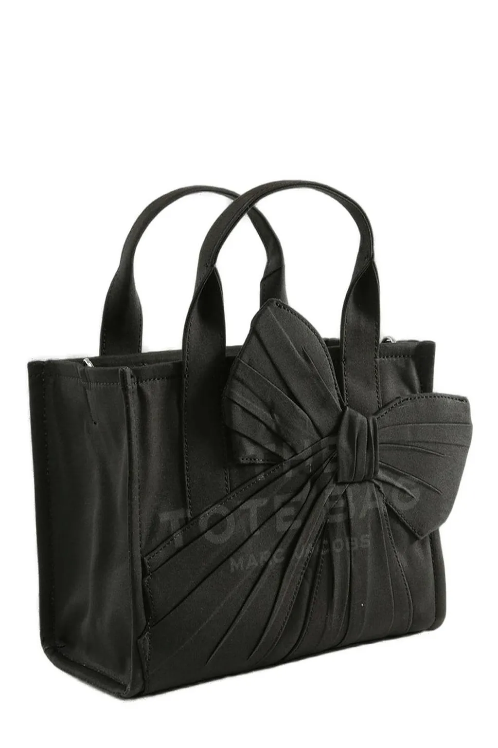 The Oversized Bow Detailed Medium Tote Bag