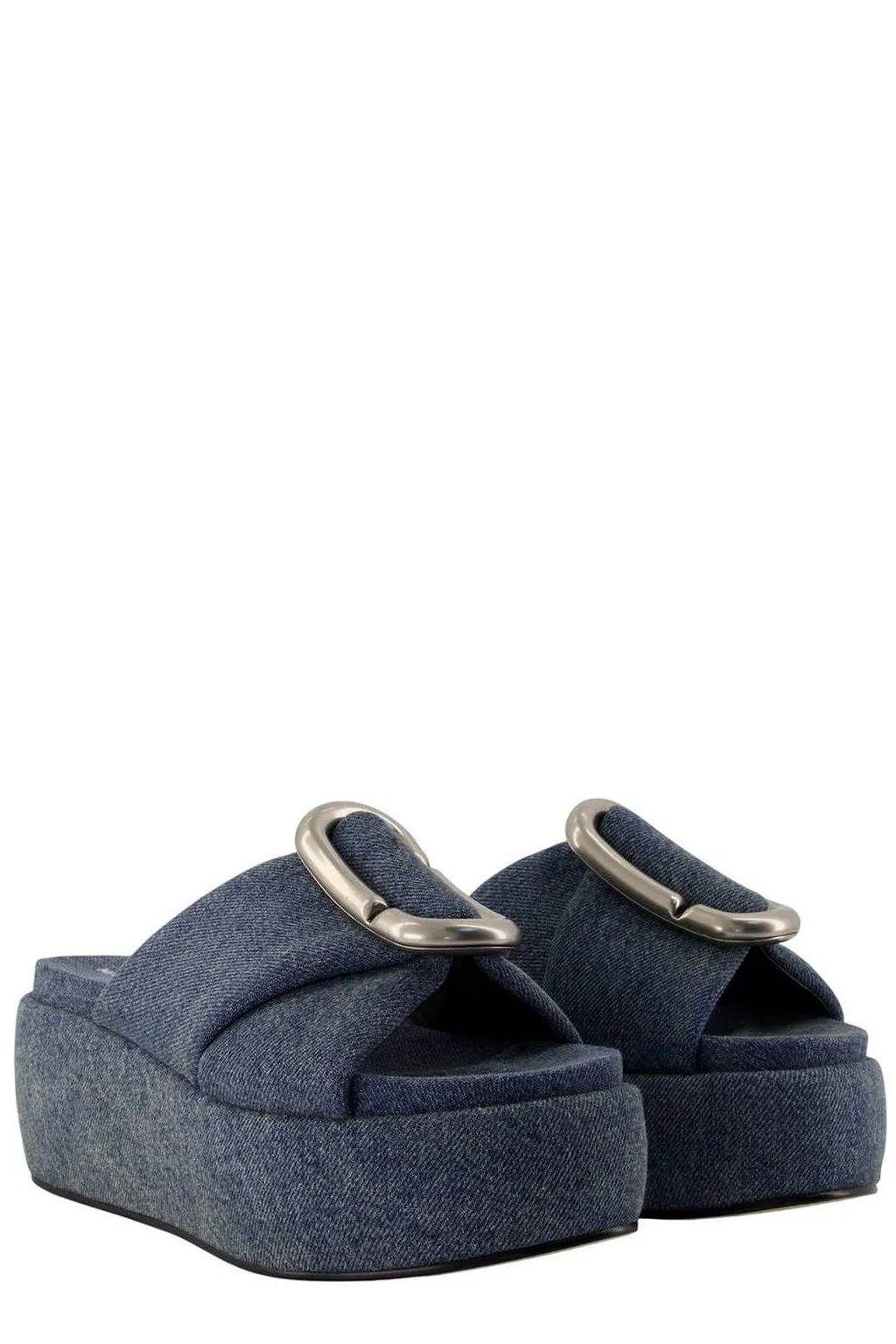 The Platform Buckled Sandals