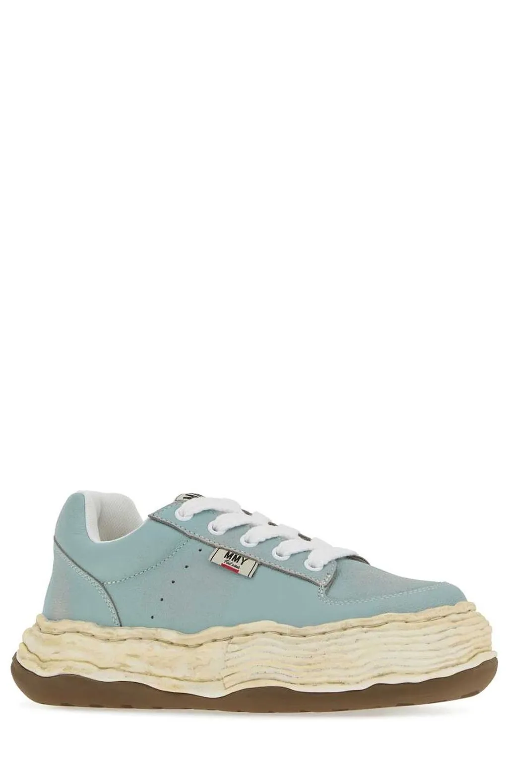 Maison Mihara Yasuhiro Oliver Og Shrink Leather Low-Top Sneakers