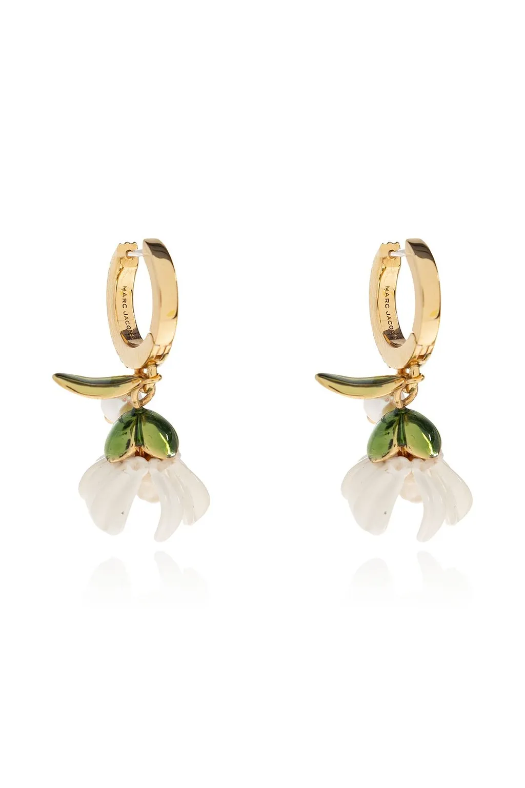 The Rooted Daisy Hoop Earrings