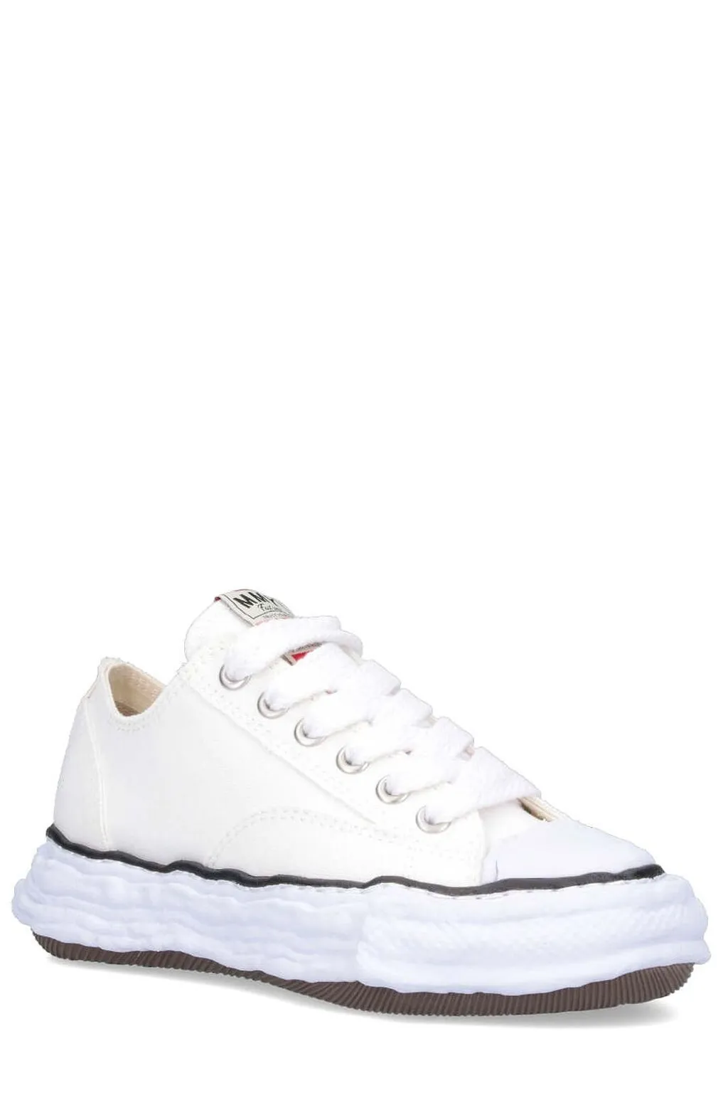Maison Mihara Yasuhiro Round-Toe Lace-Up Sneakers