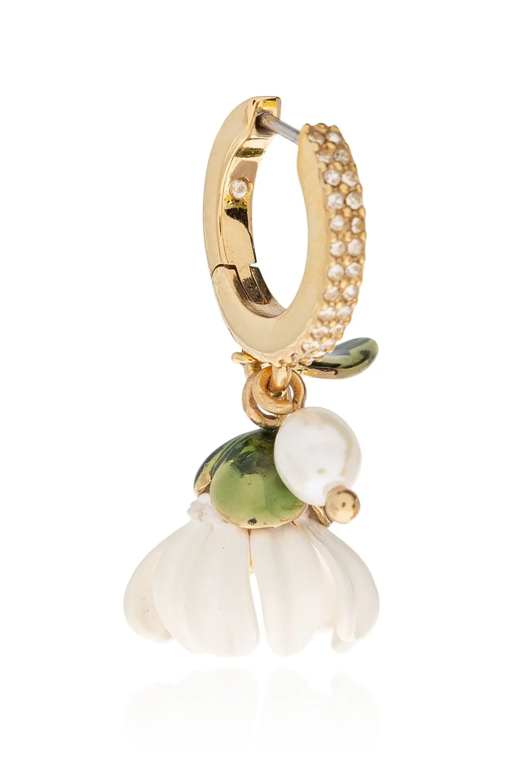 The Rooted Daisy Hoop Earrings