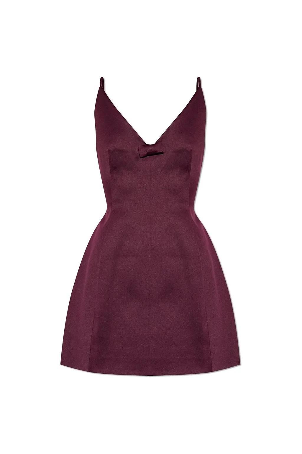 The Satin Bow Mini Dress