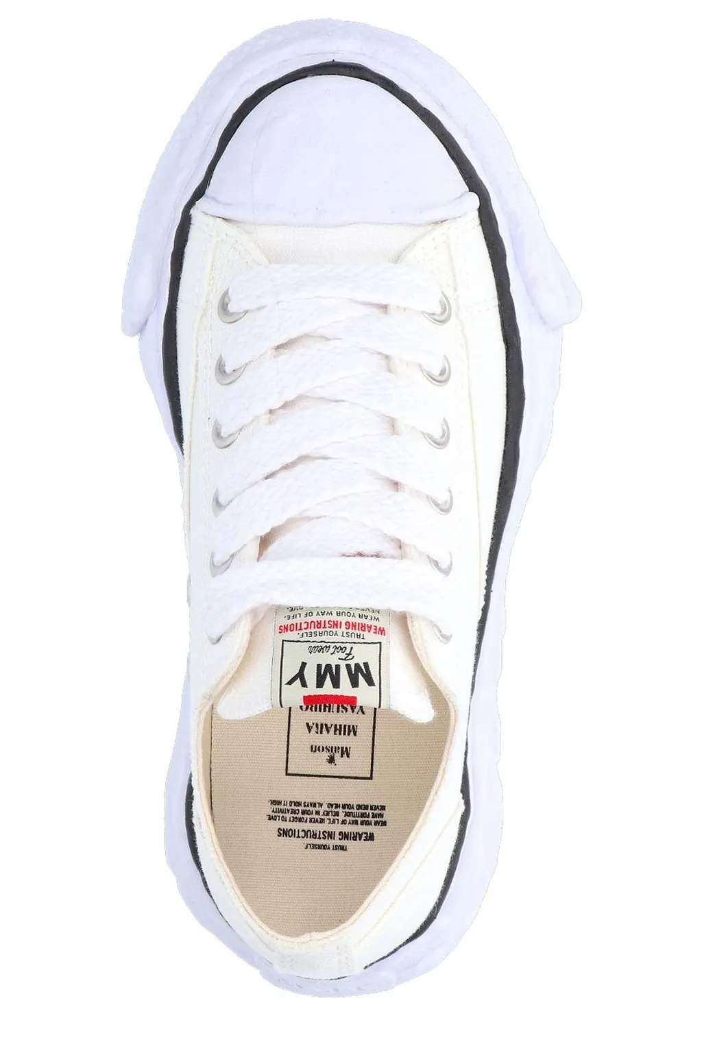 Maison Mihara Yasuhiro Round-Toe Lace-Up Sneakers