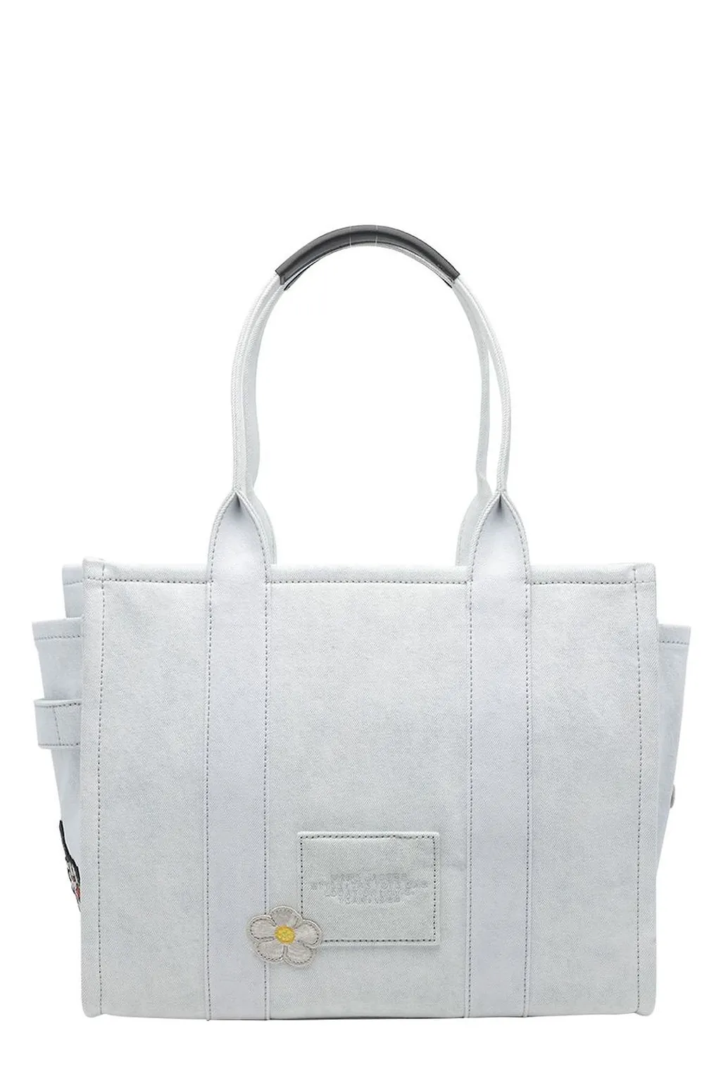 The Tote Patch-Embellished Top Handle Bag