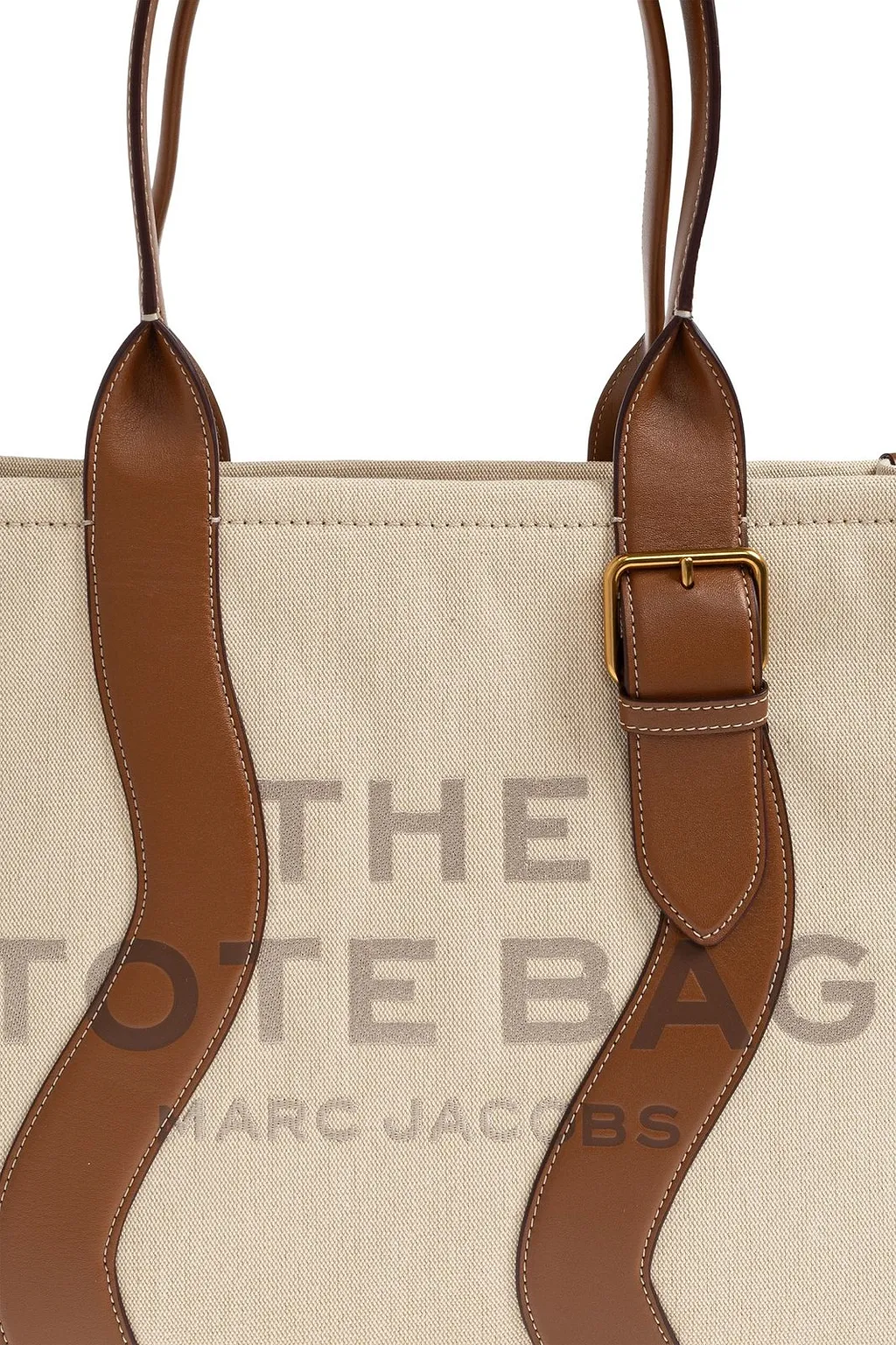 The Wavy Canvas Large Tote Bag