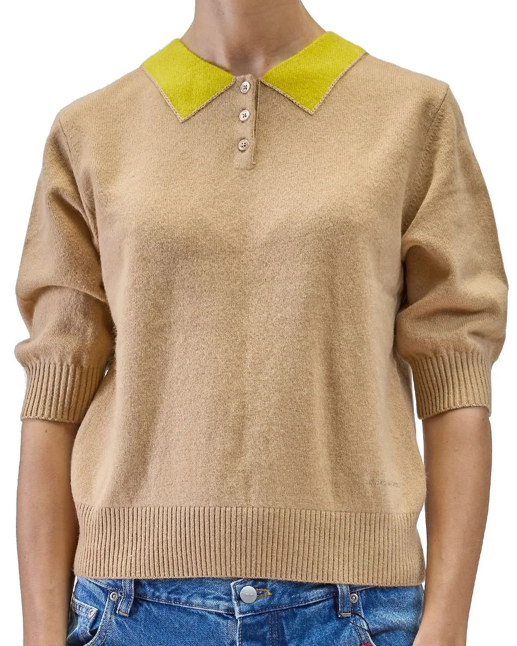 Marc Jacobs Trompe L'oeil Knit Polo Shirt