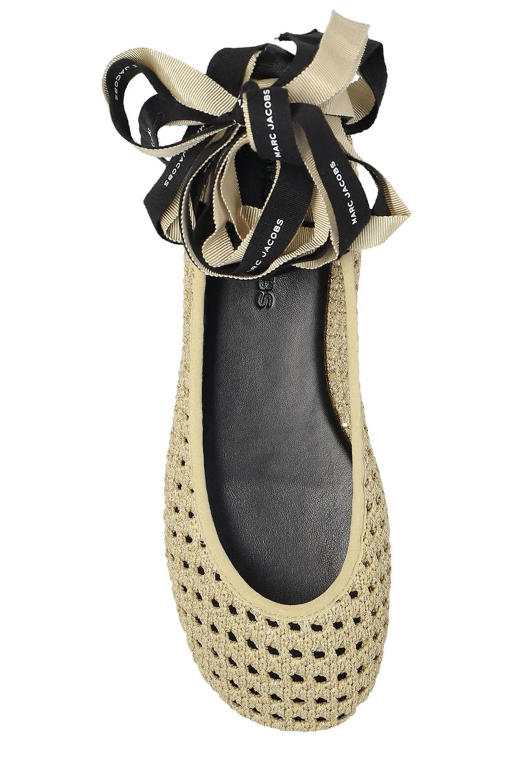 Marc Jacobs The Crochet Lace-Up Ballerinas