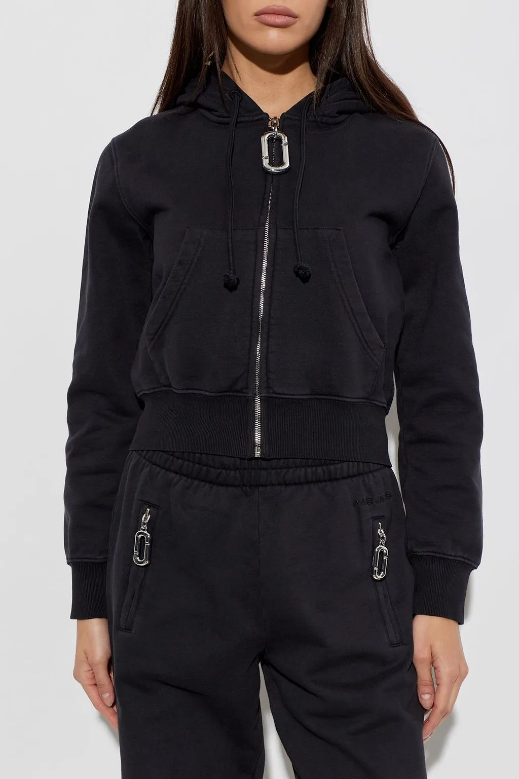 Marc Jacobs Zip-Up Cropped Hoodie