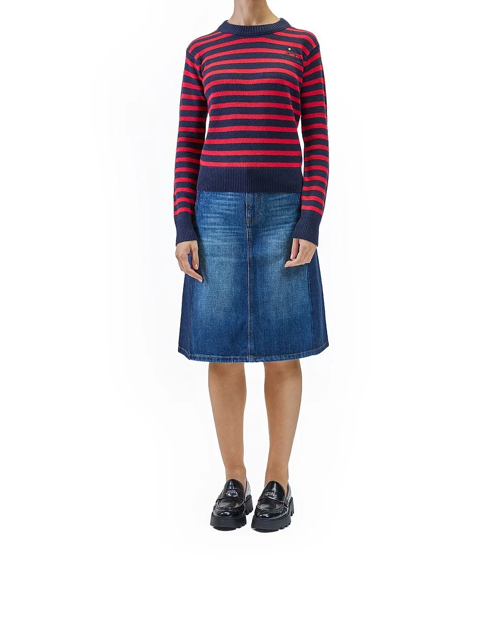 Marc Jacobs Joy Striped Crewneck Jumper