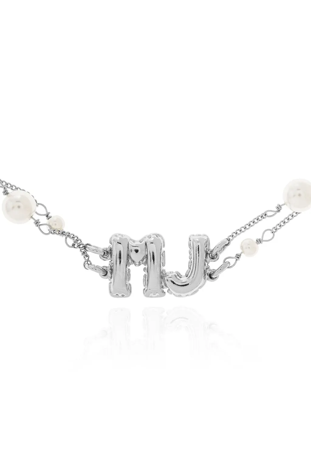Logo Charm Embellished Bracelet