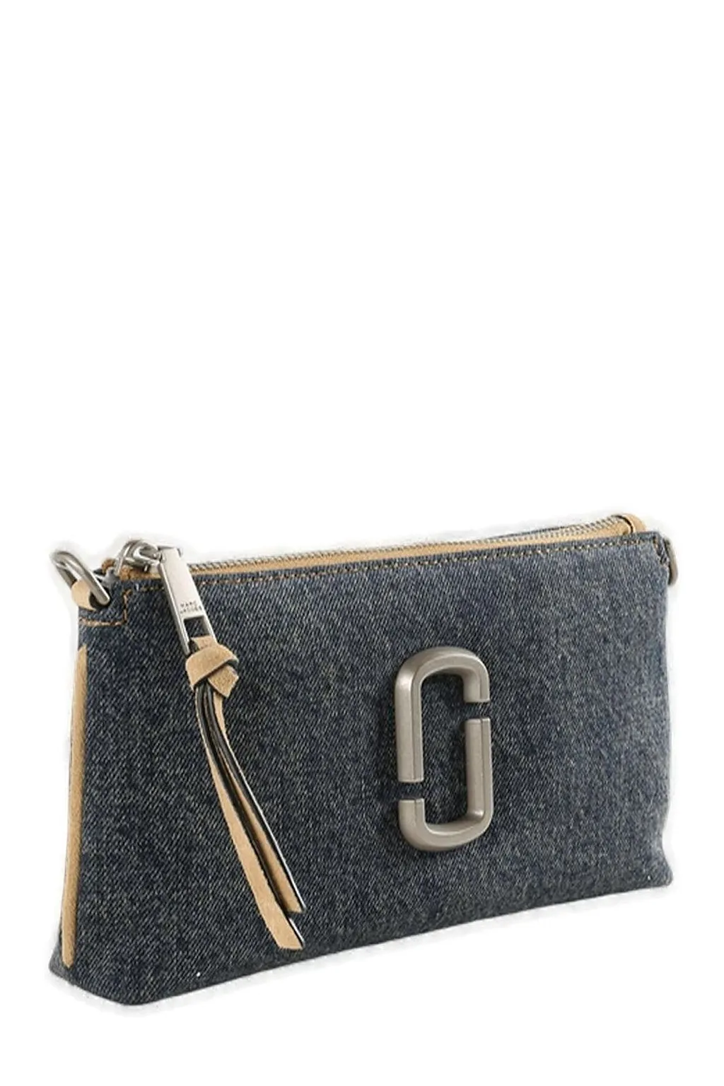Marc Jacobs Logo Plaque Denim Shoulder Bag