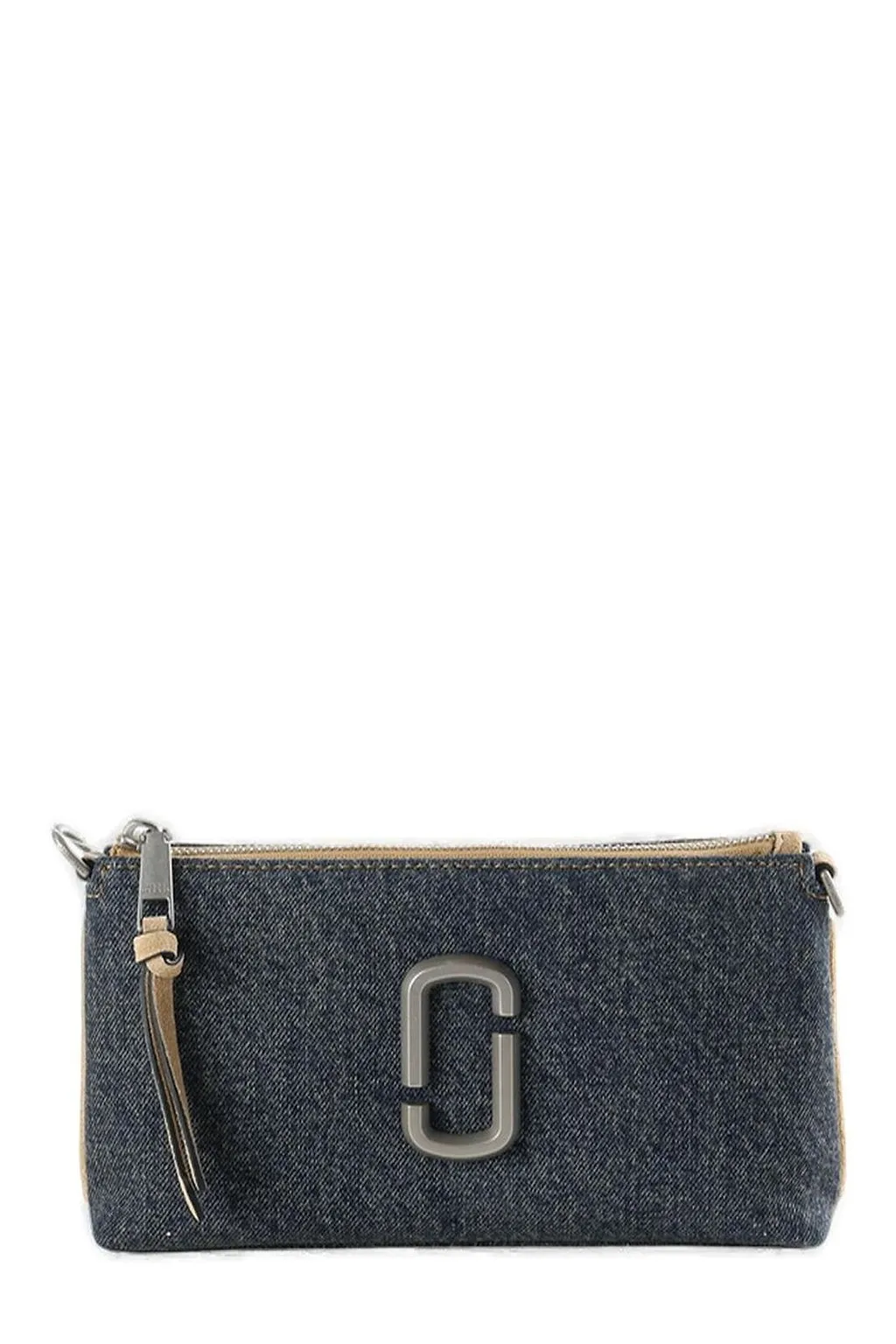 Marc Jacobs Logo Plaque Denim Shoulder Bag