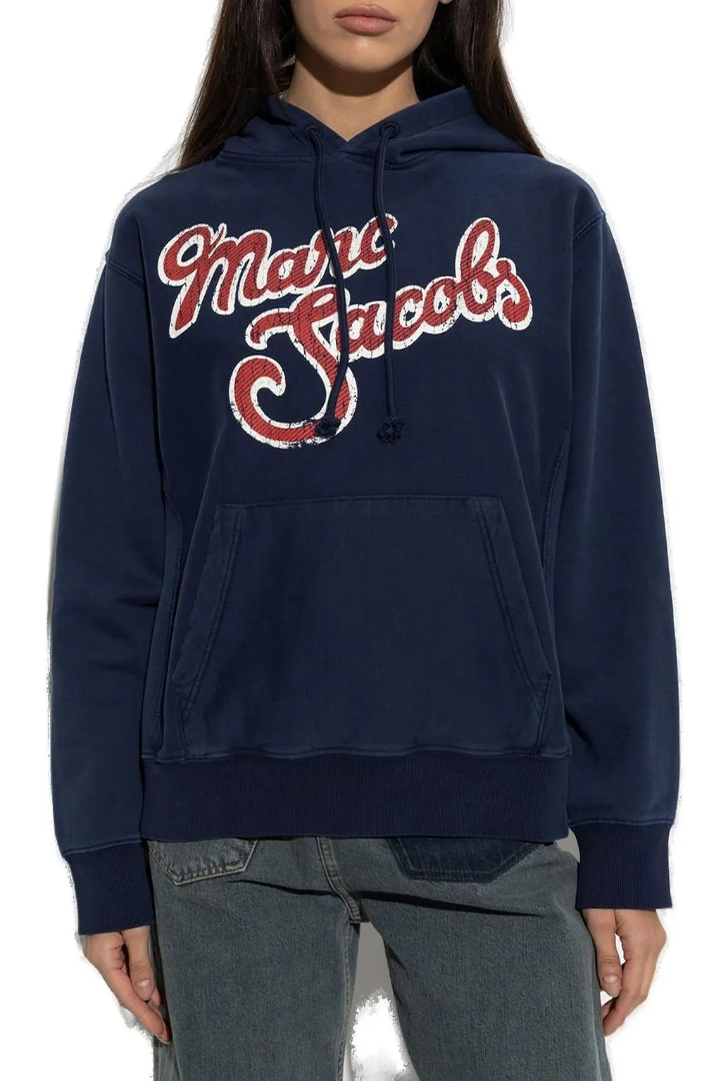 Marc Jacobs Logo-Printed Drawstring Hoodie