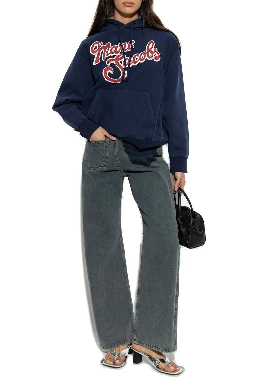 Marc Jacobs Logo-Printed Drawstring Hoodie