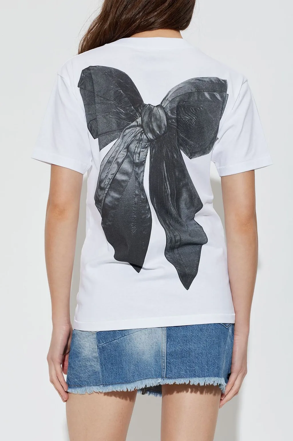 Marc Jacobs Logo Printed Oversized Crewneck T-Shirt