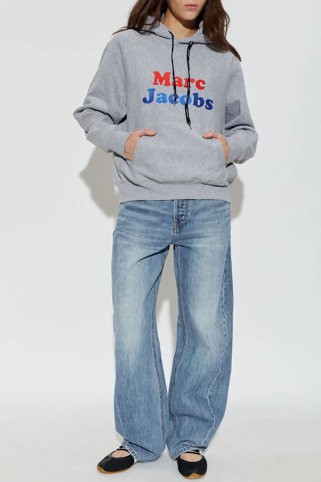 Marc Jacobs Logo Printed Oversized Hoodie