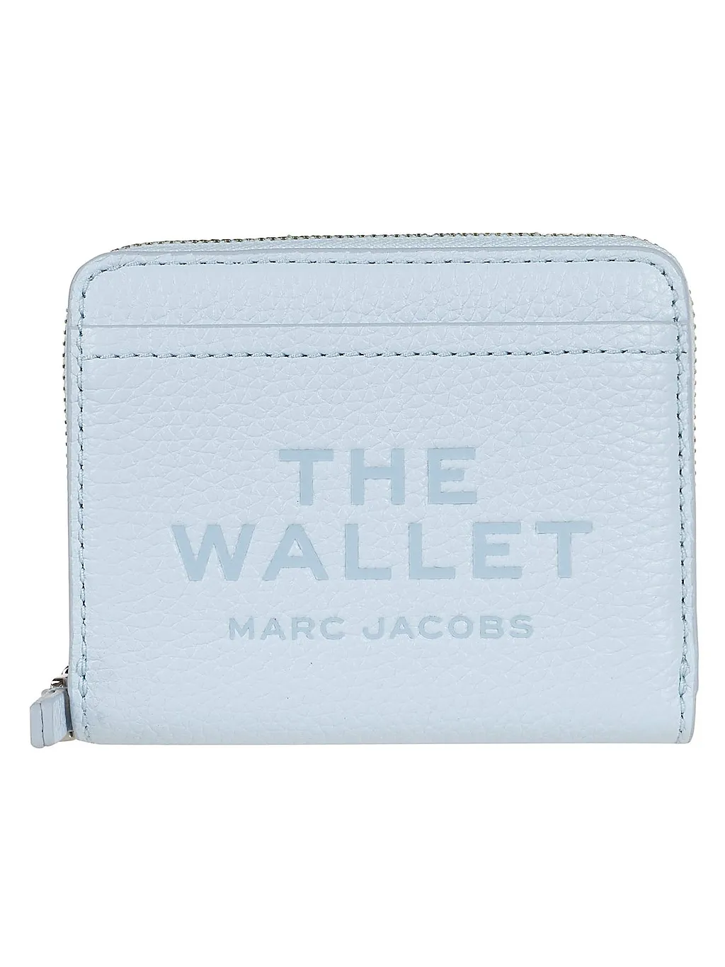 Logo Printed Zipped Mini Compact Wallet