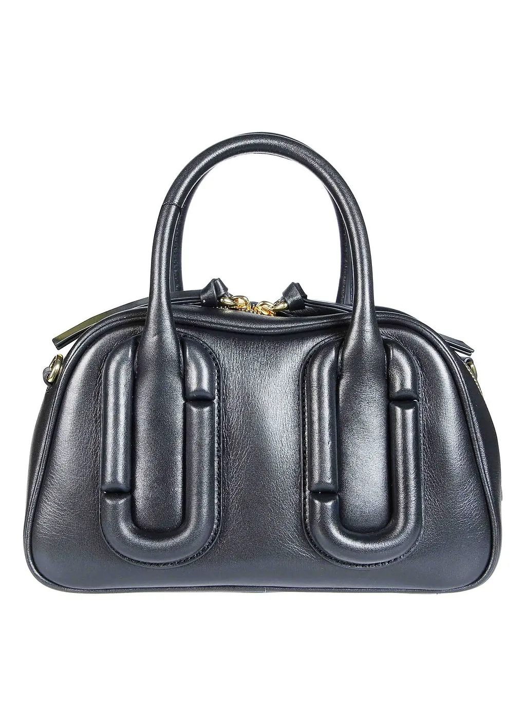Logo Stamp Top Handle Bag