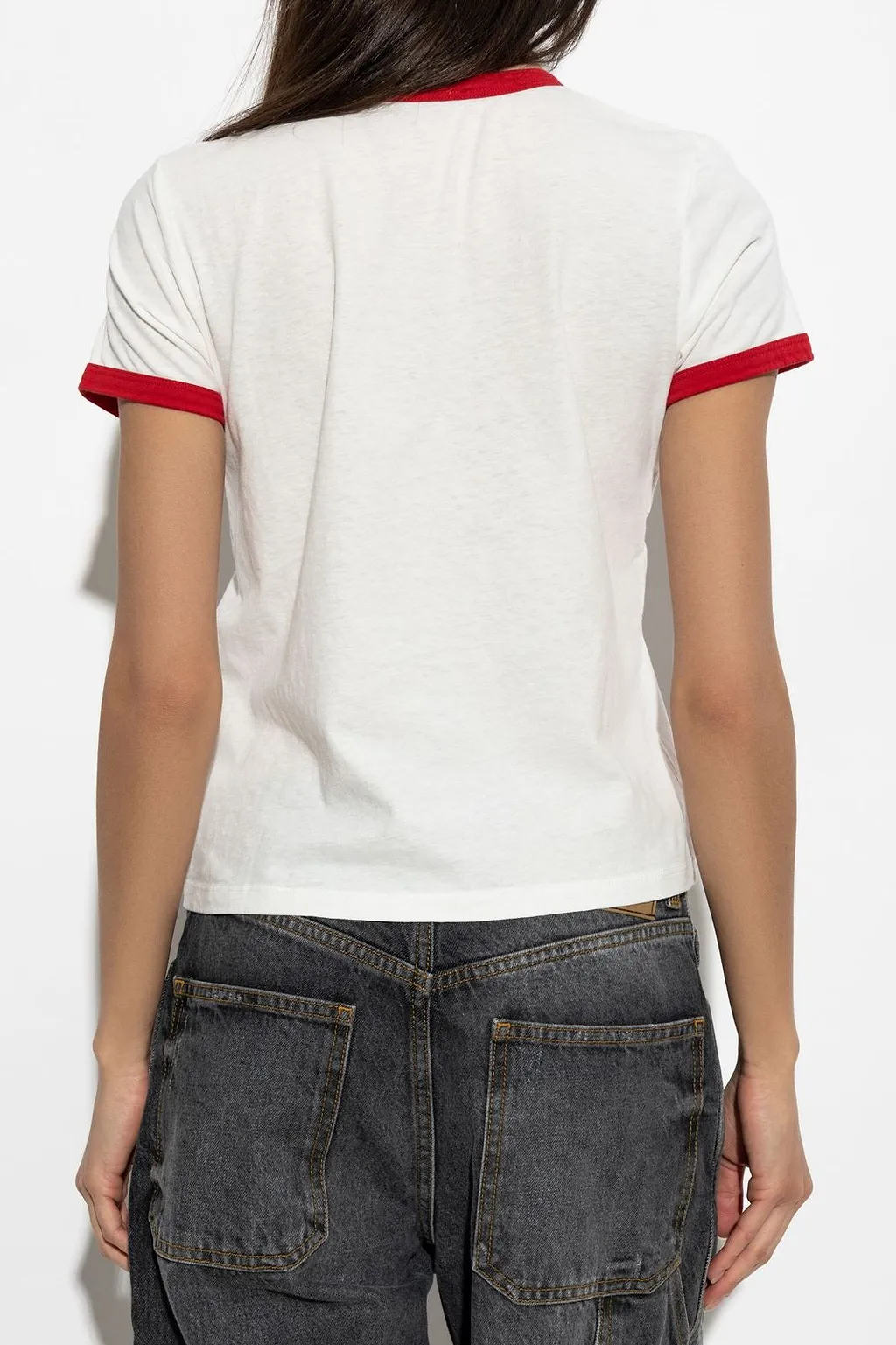 Marc Jacobs Marc Logo Ringer Femme T-Shirt