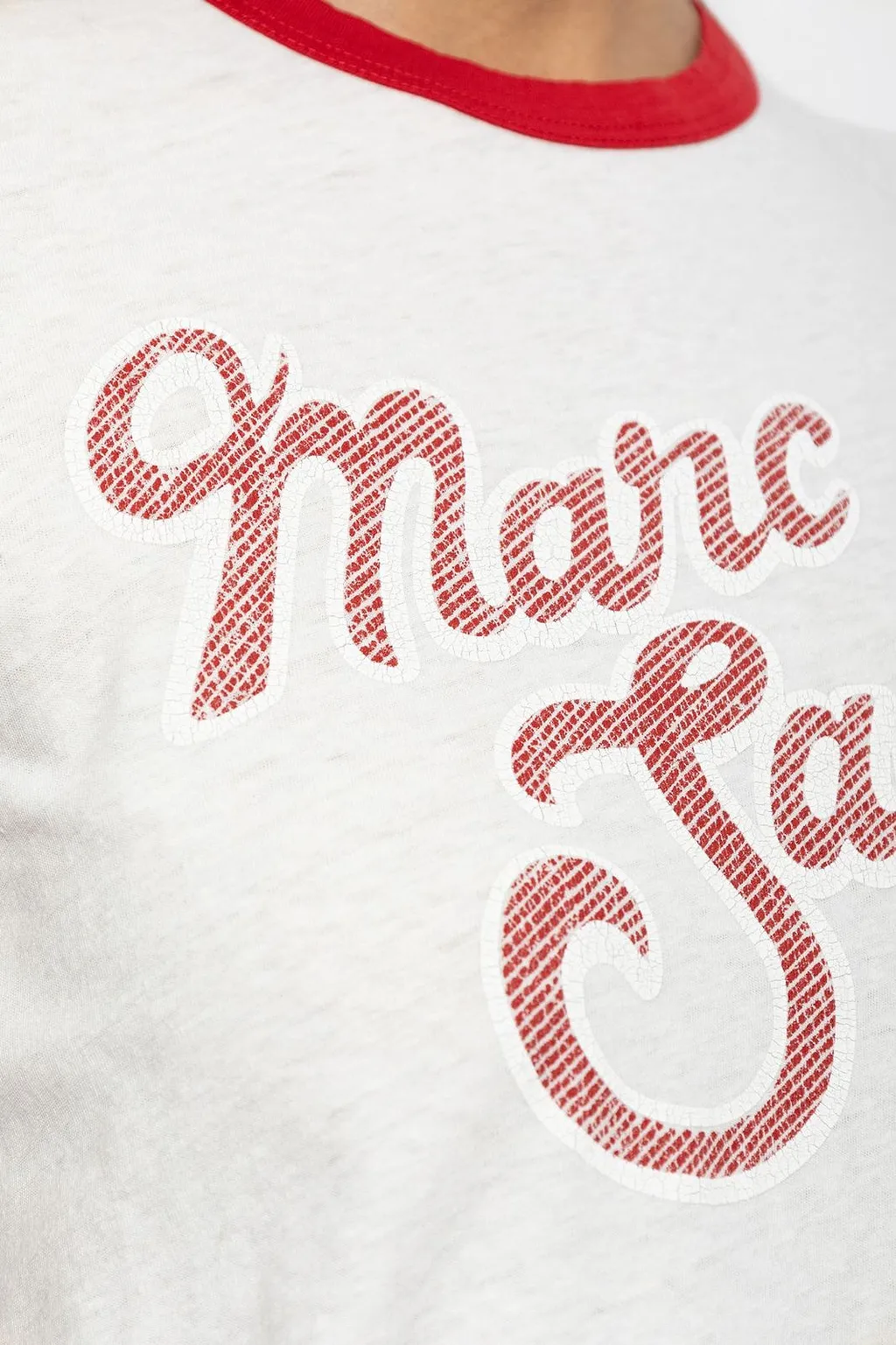 Marc Jacobs Marc Logo Ringer Femme T-Shirt