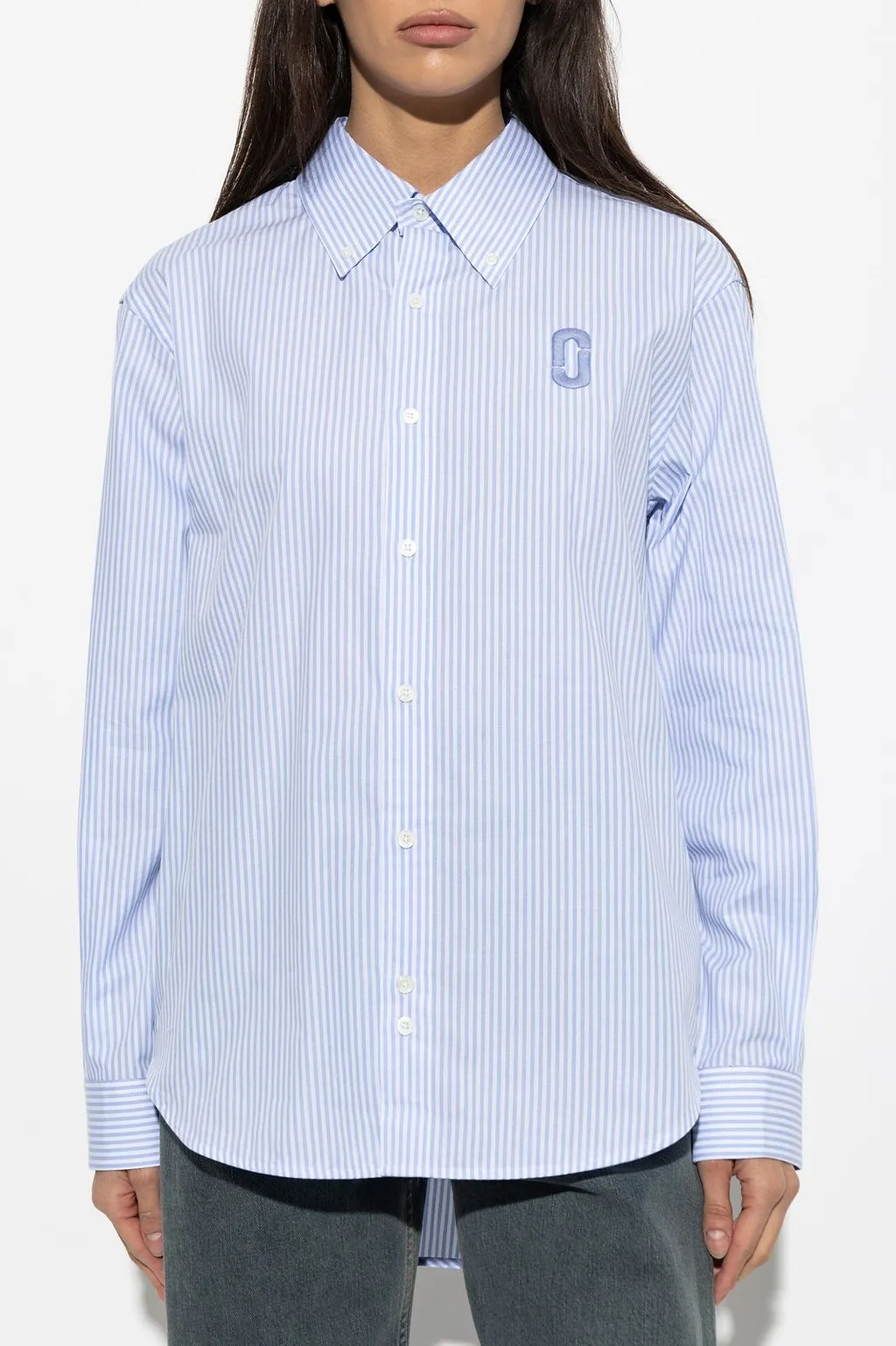 Marc Jacobs Pop J Marc Striped Poplin Shirt