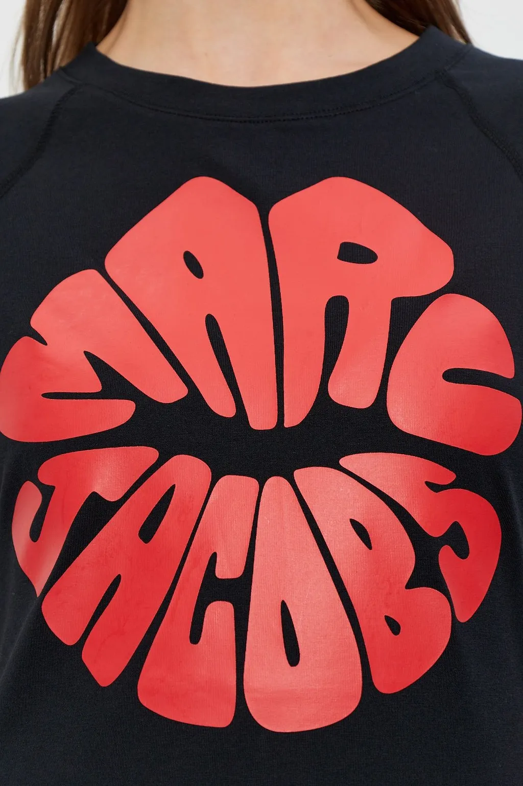 Marc Jacobs Marc Kiss Logo Shrunken T-Shirt