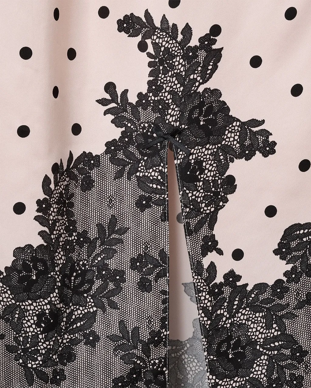 Marc Jacobs Midi Polka-Dot Lace Skirt