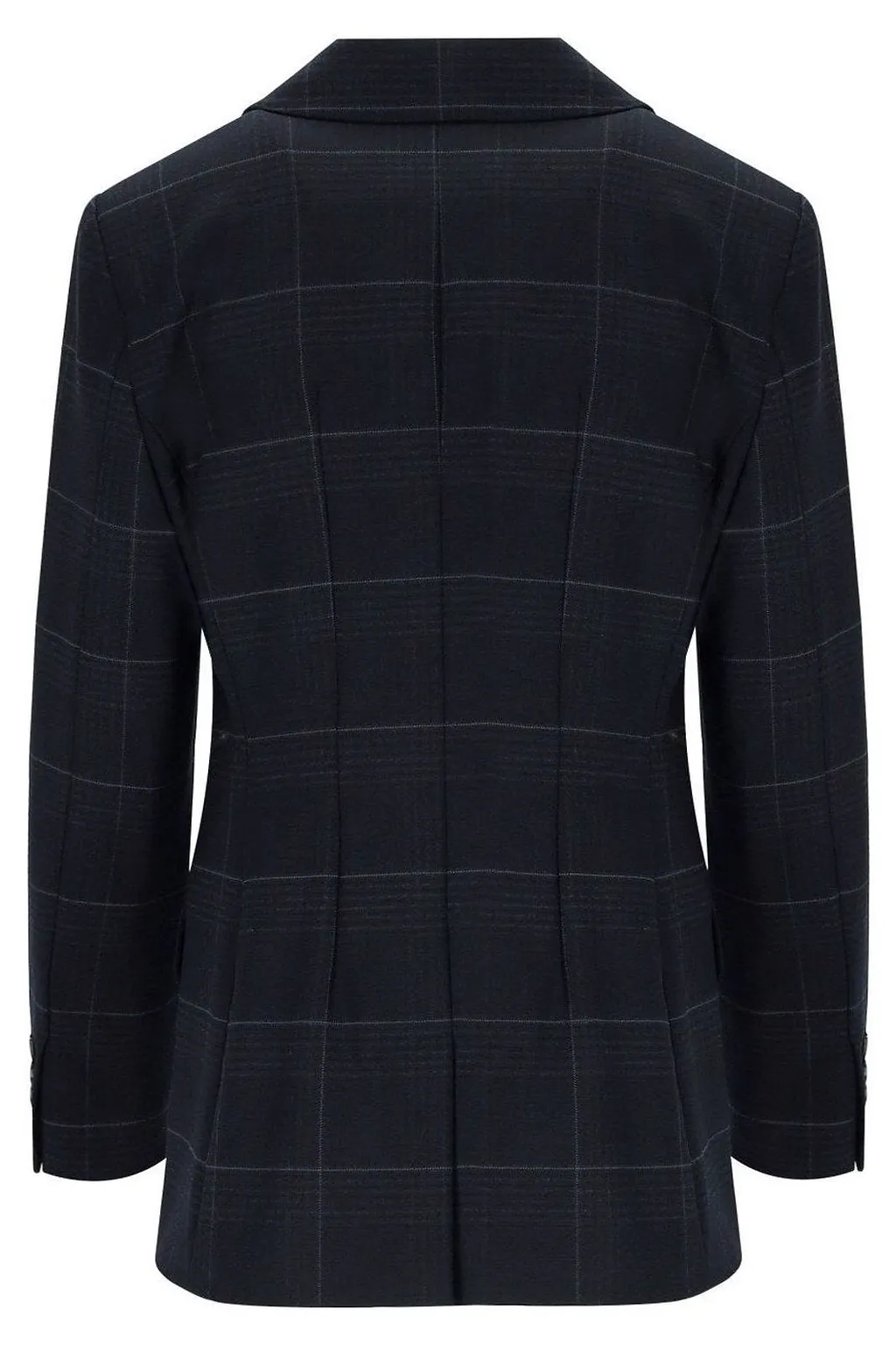 Marella Checked Double Breasted Blazer