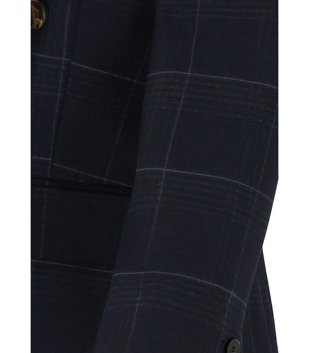 Marella Checked Double Breasted Blazer