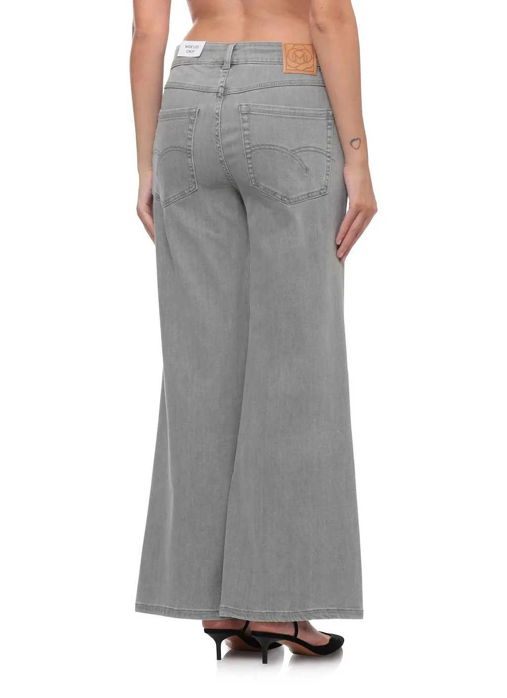 Marella Cropped Wide-Leg Jeans