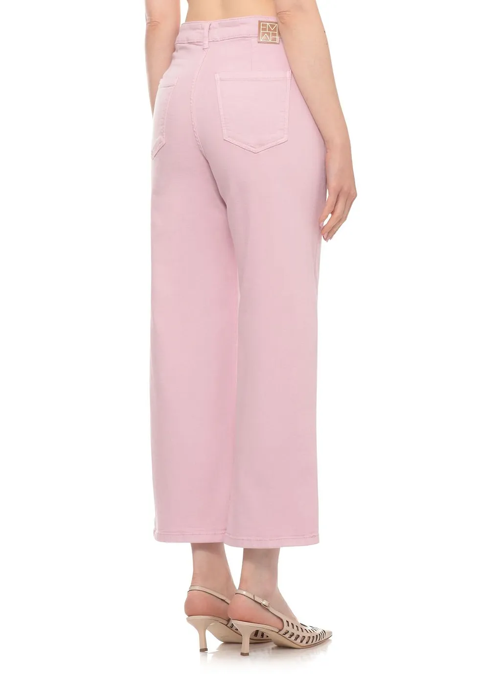 Emme Marella Straight-Fit Stretch Gabardine 5-Pocket Trousers