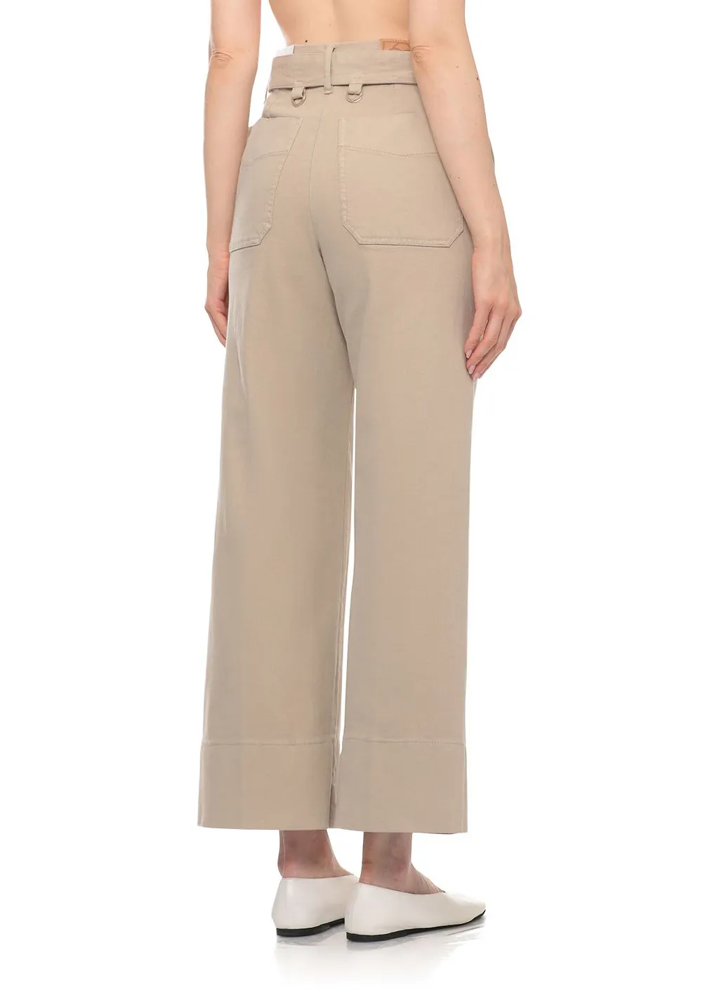 Marella Nicchia Belted Wide-Leg Pants