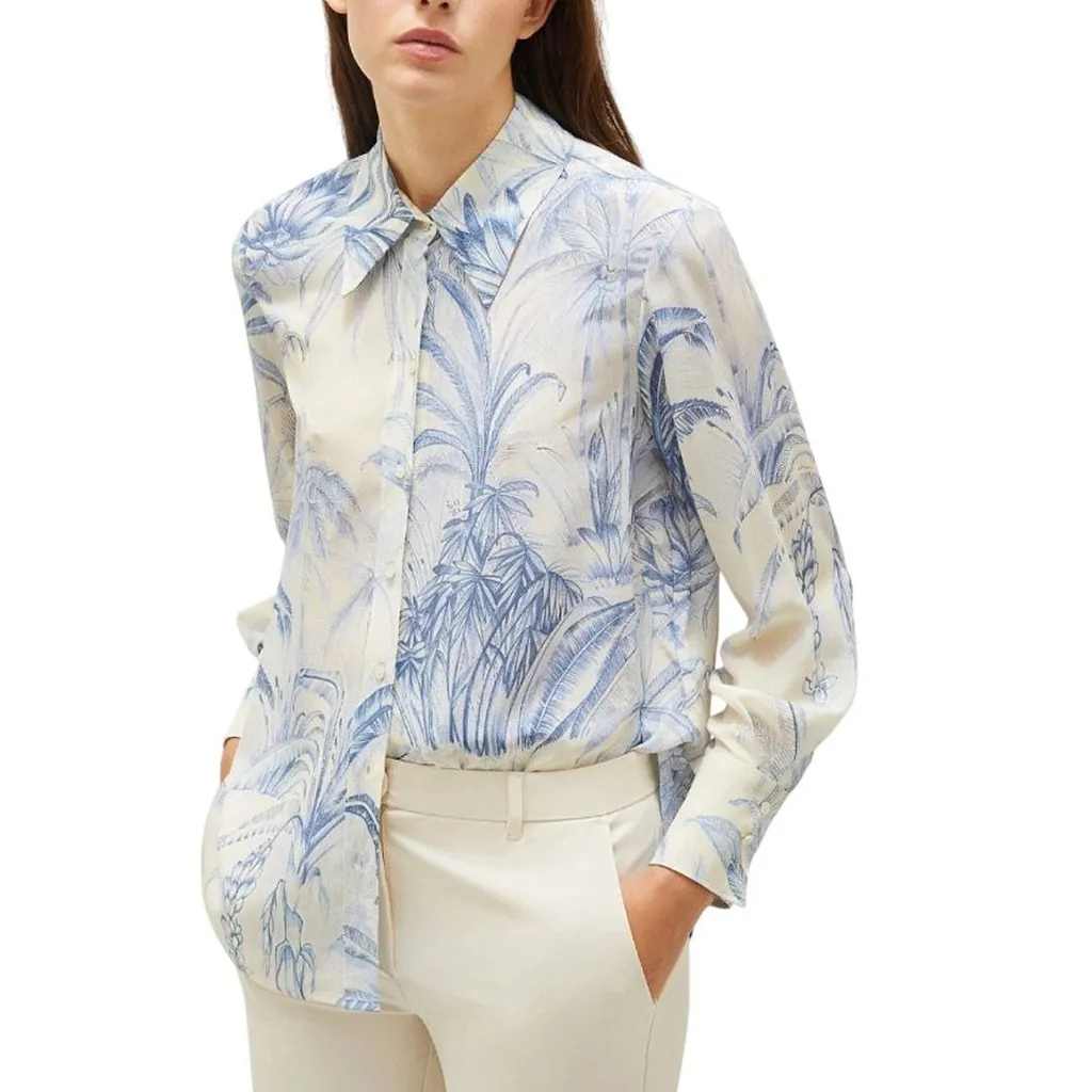 Marella Pattern-Printed Long-Sleeved Shirt