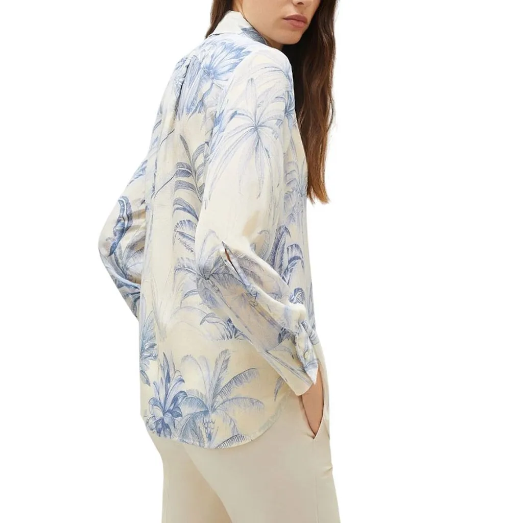 Marella Pattern-Printed Long-Sleeved Shirt