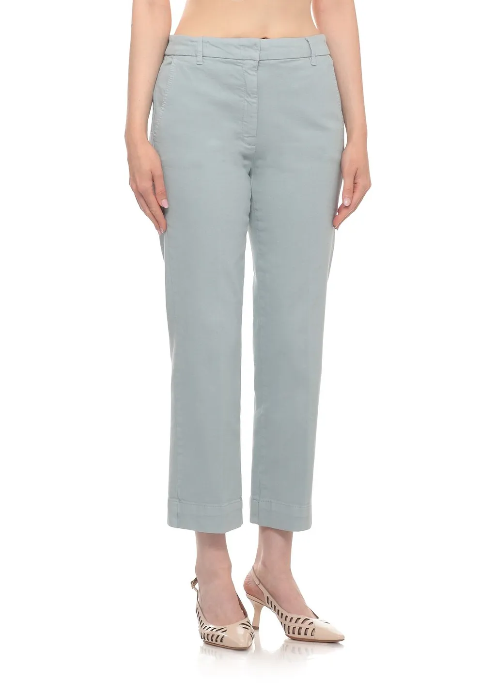Marella Straight-Leg Cropped Pants