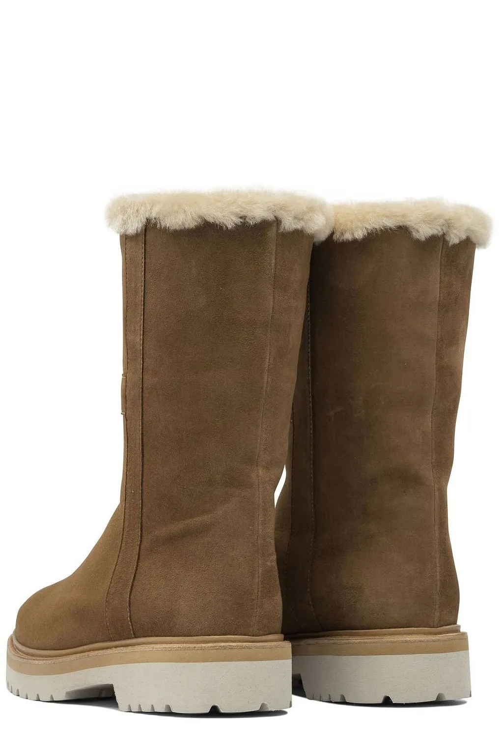 Maretto Shearling-Lined Low Boots