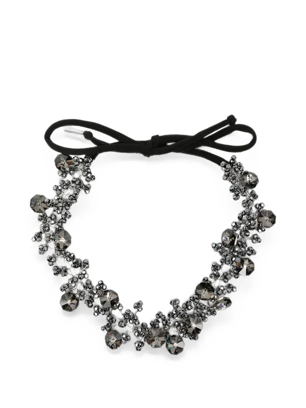 Maria Calderara Faceted Crystal Tie Necklace