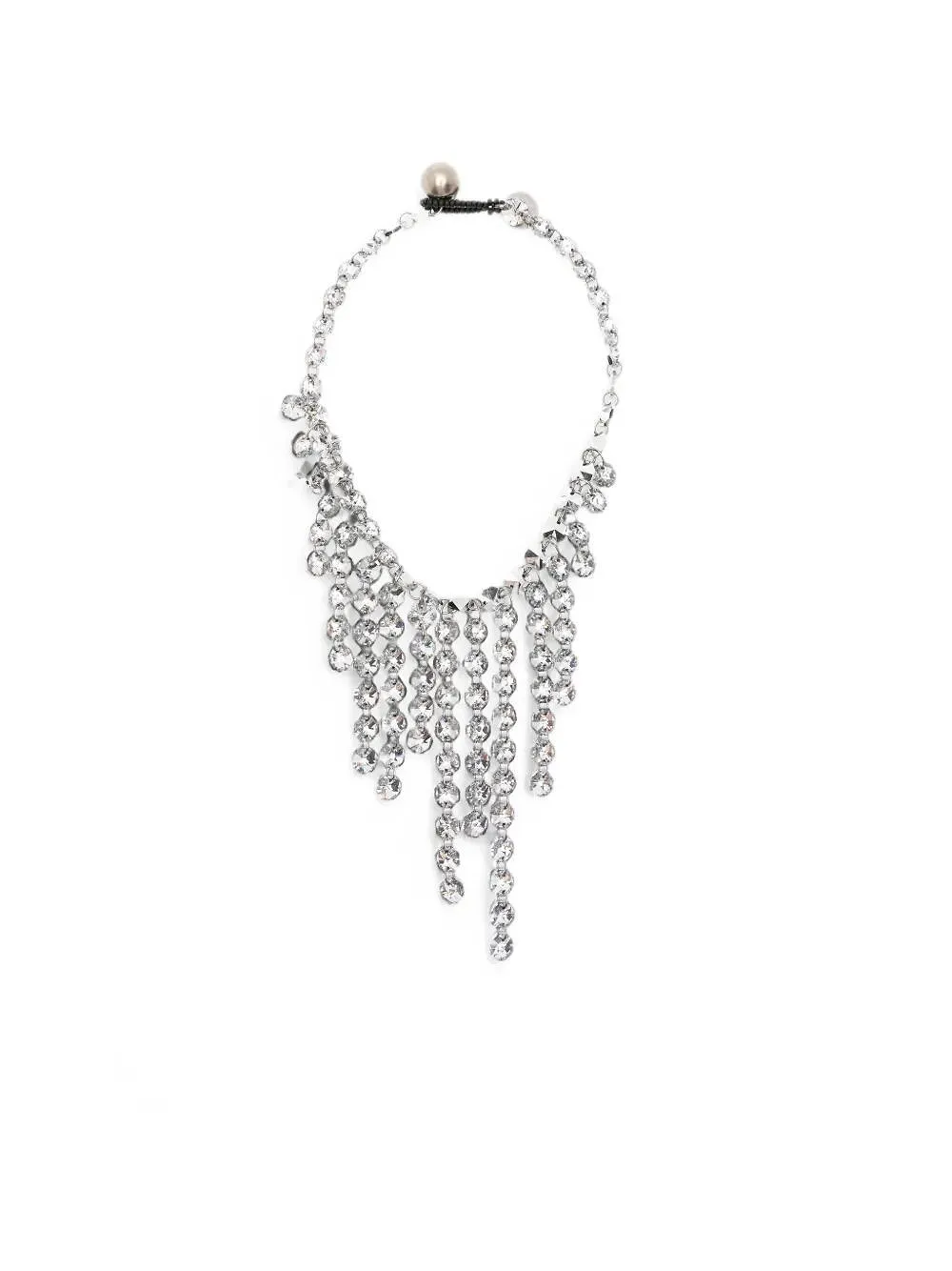 Maria Calderara Crystal Fringe Necklace