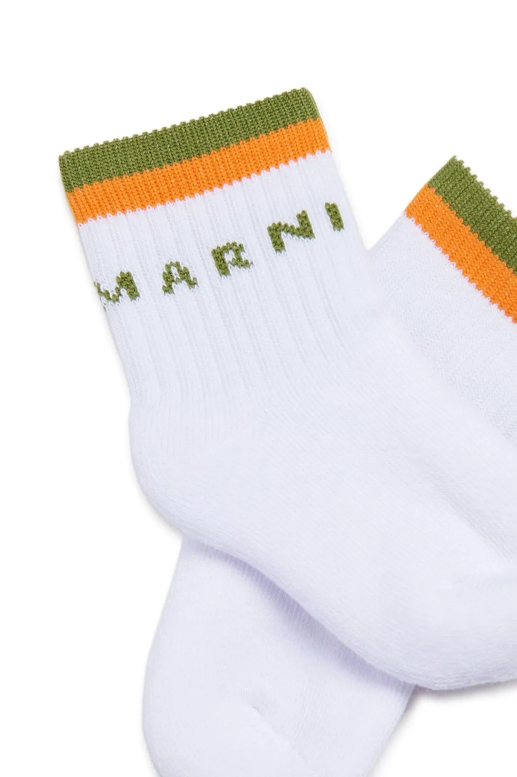 Marni Kids Logo Intarsia-Knit Socks