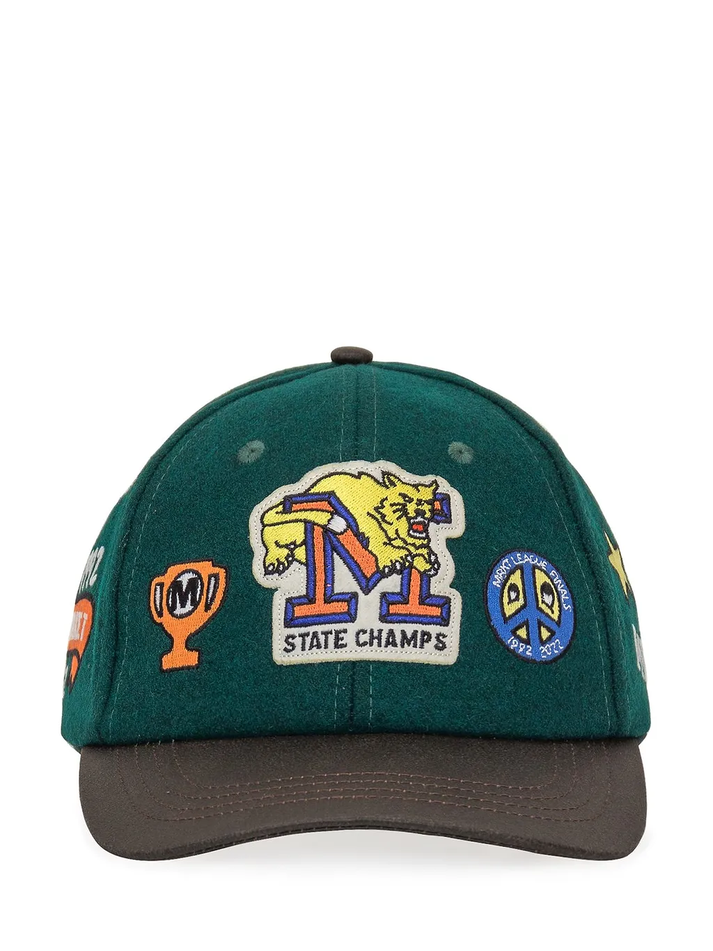 Market Felted Curved Peak Cap