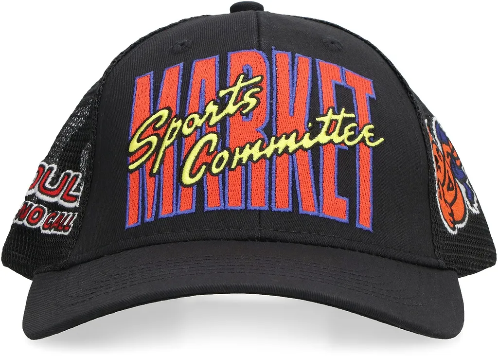 Market Embroidered Sports Baseball Cap