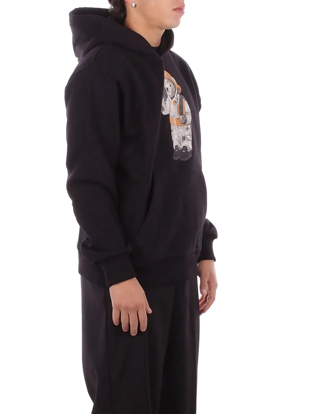 Market Graphic-Pinted Hoodie