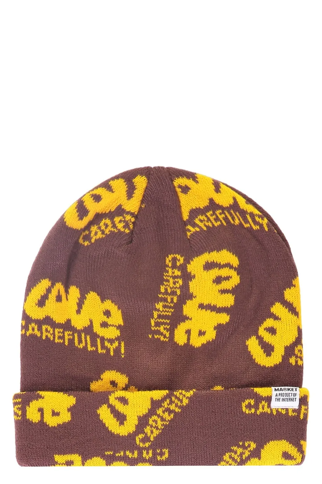 Logo Intarsia Beanie Hat