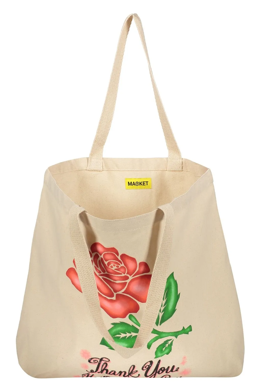 Market Thank You Print Tote Bag