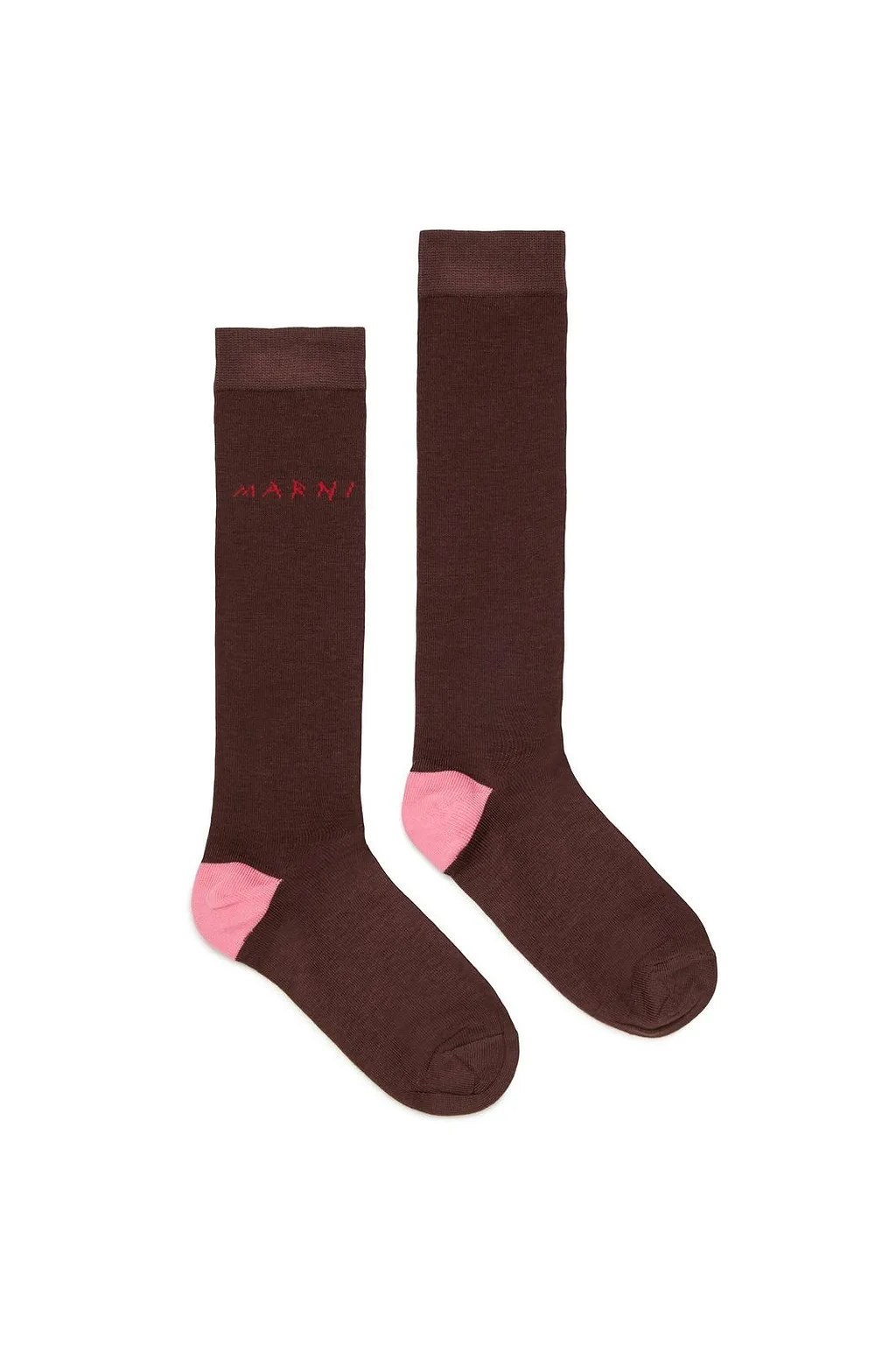 Marni Kids Mz 45 Logo Knee-High Socks