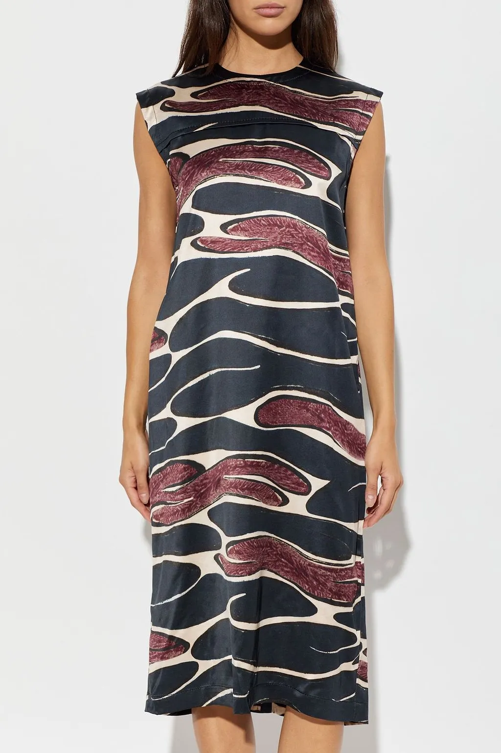 Marni Abstract Print Sleeveless Dress